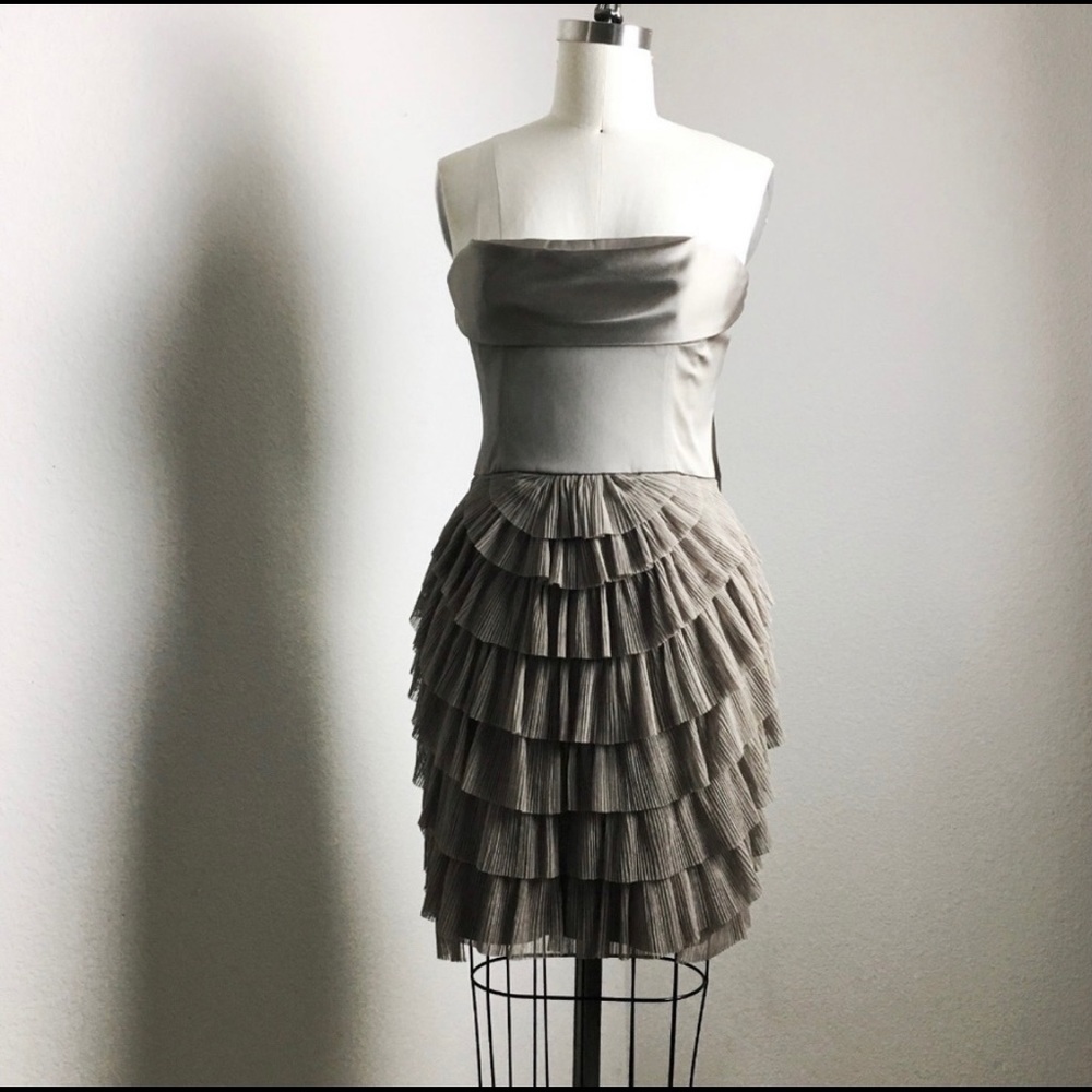 BCBGMAXAZRIA  TULLE DRESS